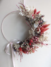 Load image into Gallery viewer, Crescent Dried Flower Wreath
