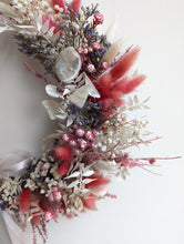 Load image into Gallery viewer, Crescent Dried Flower Wreath
